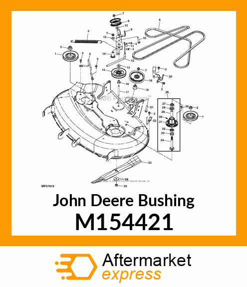 BUSHING, BUSHING, IDLER PIVOT CP M154421