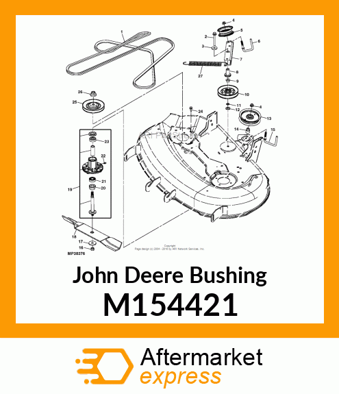 BUSHING, BUSHING, IDLER PIVOT CP M154421