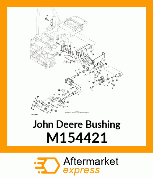 BUSHING, BUSHING, IDLER PIVOT CP M154421