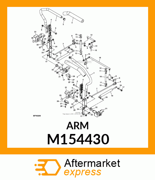 LEVER, PUMP CONTROL M154430