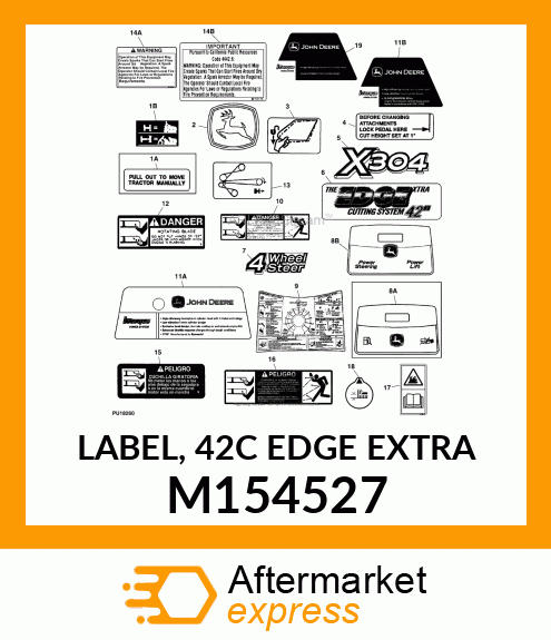 LABEL, 42C EDGE EXTRA M154527