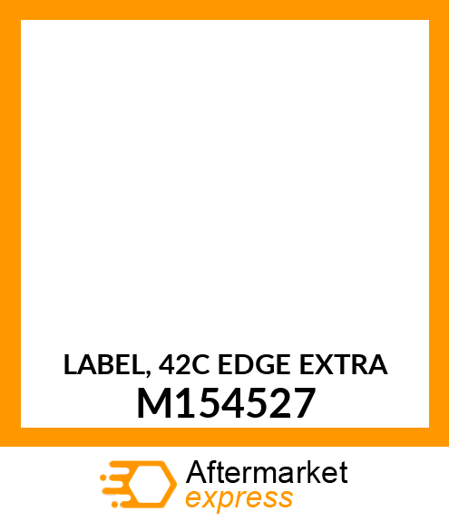 LABEL, 42C EDGE EXTRA M154527