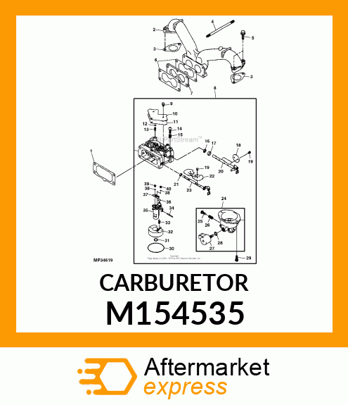 CARBURETOR M154535