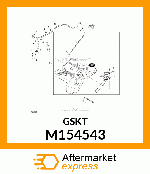 GASKET, FUEL SENSOR M154543