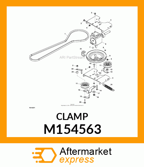 GUIDE, GUIDE, BELT, ALIGNED M154563