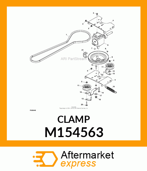 GUIDE, GUIDE, BELT, ALIGNED M154563