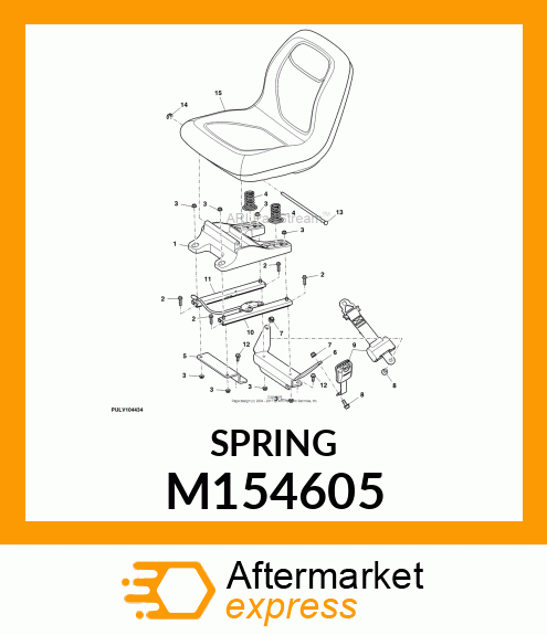 COMPRESSION SPRING, SEAT SUPPORT M154605