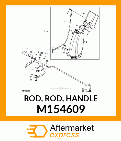 ROD, ROD, HANDLE M154609