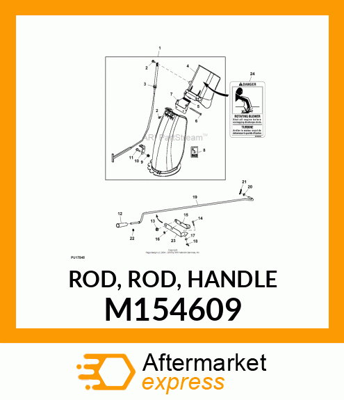 ROD, ROD, HANDLE M154609