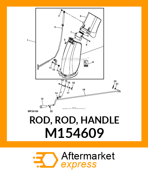 ROD, ROD, HANDLE M154609