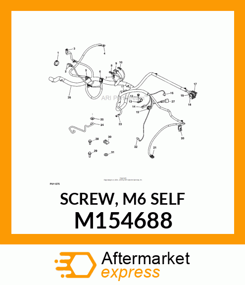 SCREW, M6 SELF M154688