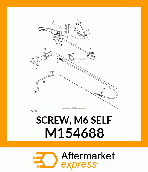 SCREW, M6 SELF M154688