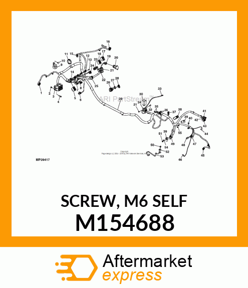 SCREW, M6 SELF M154688