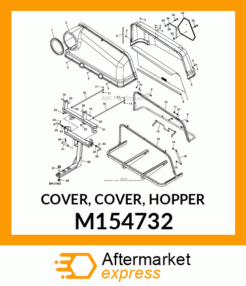 COVER, COVER, HOPPER M154732