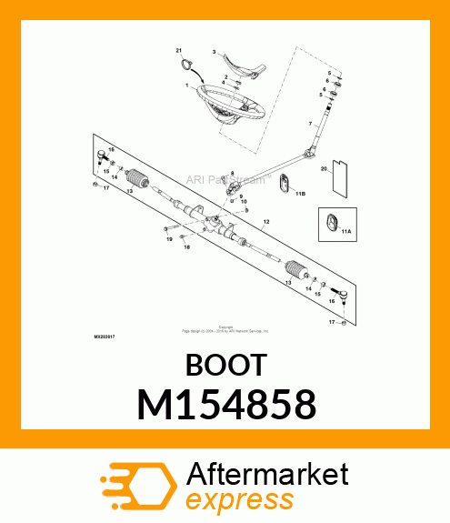 BOOT, RIGHT M154858