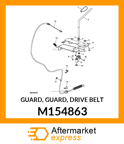 GUARD, GUARD, DRIVE BELT M154863