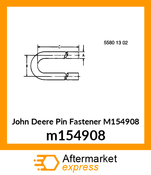 PIN, SEAT PIVOT m154908