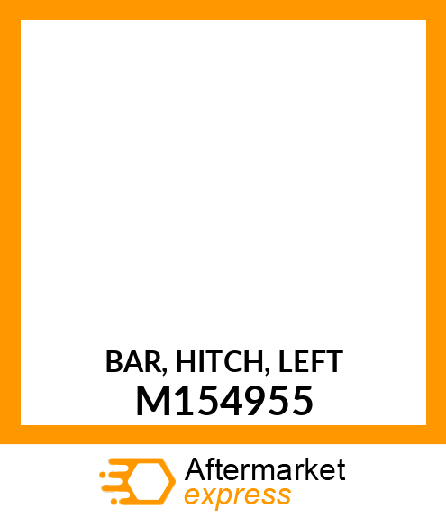 BAR, HITCH, LEFT M154955