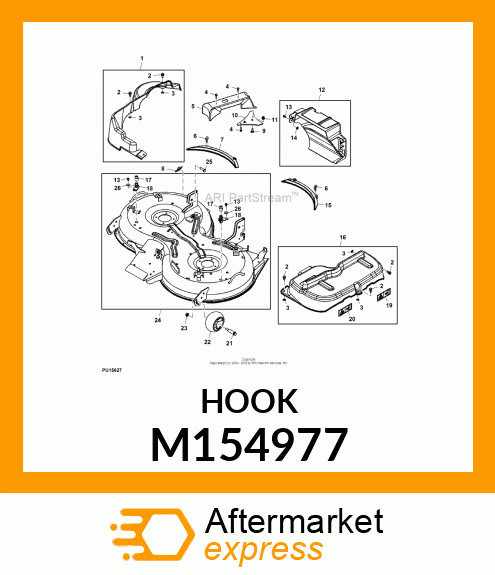 EYEBOLT, WITH COLLAR 1/4" M154977