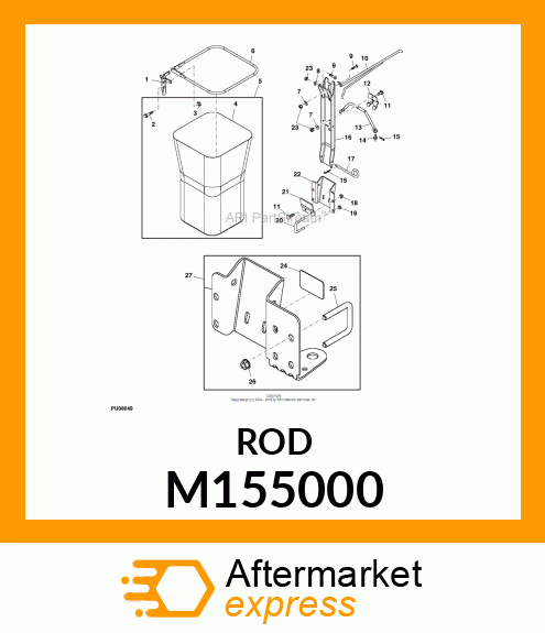 ROD, SUPPORT M155000