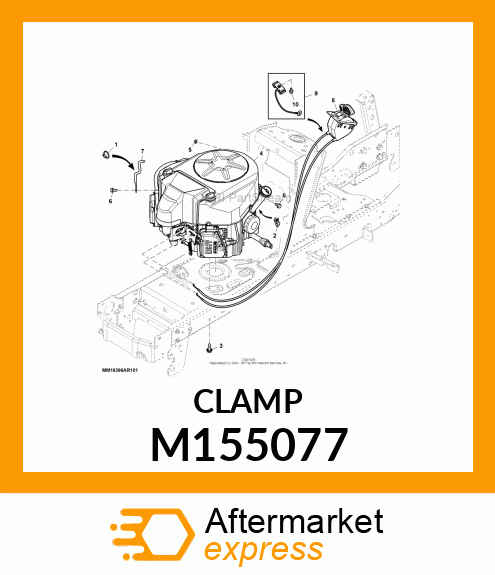 CLAMP, CLAMP, CABLE M155077