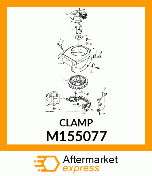 CLAMP, CLAMP, CABLE M155077