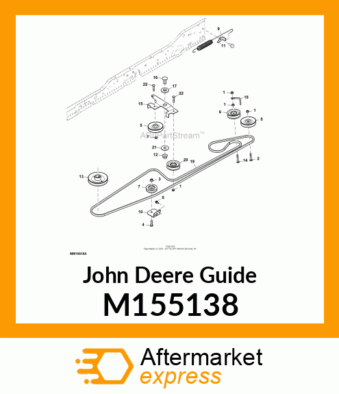 GUIDE, BELT EO513 M155138