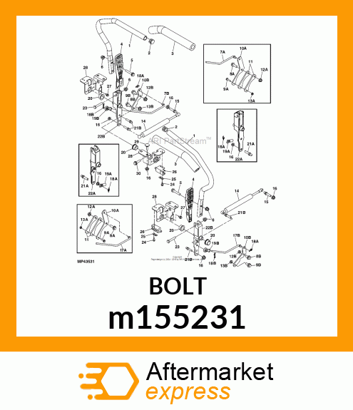 BALL STUD, STUD, BALL m155231