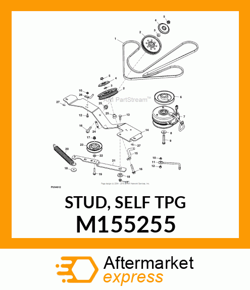 STUD, SELF TPG M155255