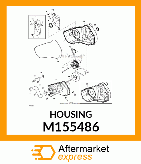 HOUSING, CLUTCH (RH) M155486