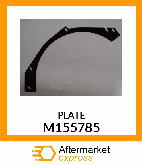 PLATE, RH REAR BAFFLE (54C) M155785