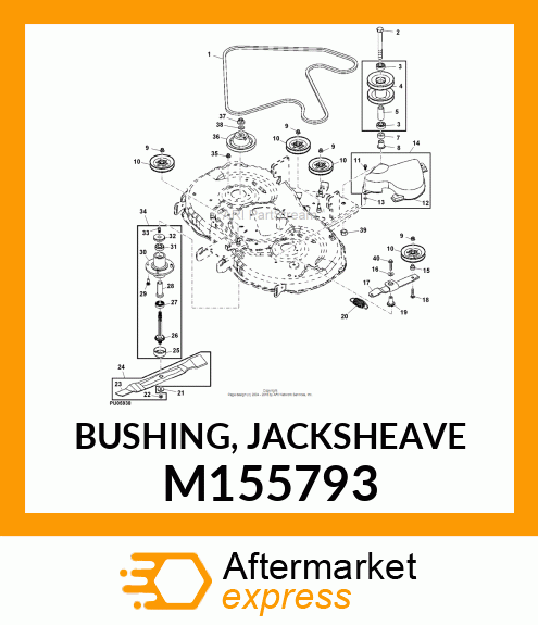 BUSHING, JACKSHEAVE M155793