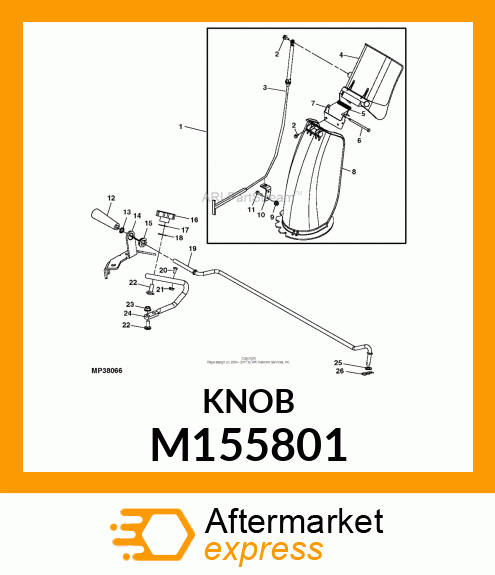 KNOB M155801