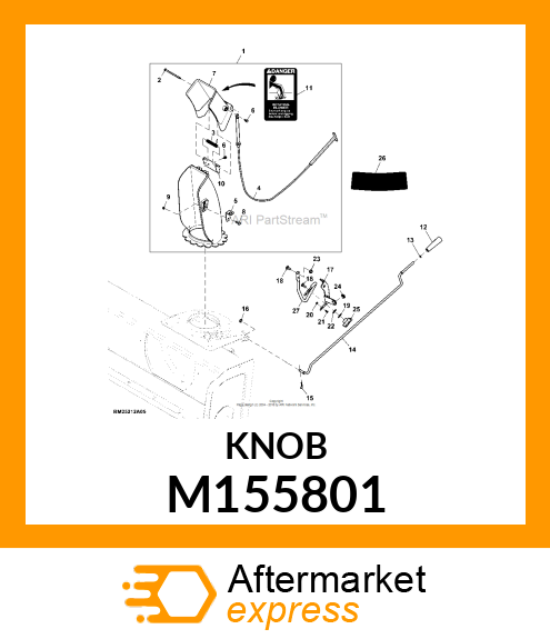 KNOB M155801