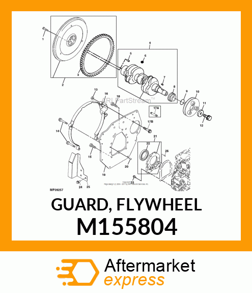 GUARD, FLYWHEEL M155804