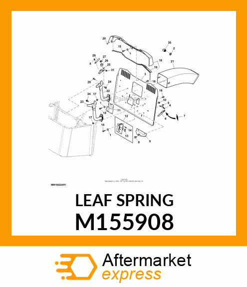 LEAF SPRING M155908