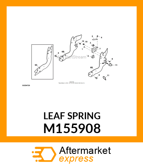 LEAF SPRING M155908