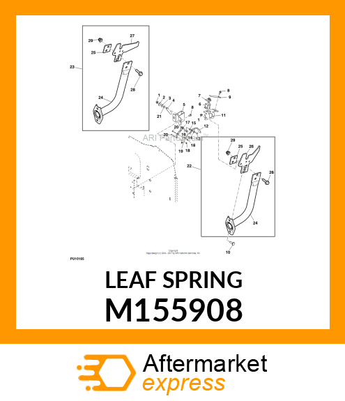 LEAF SPRING M155908