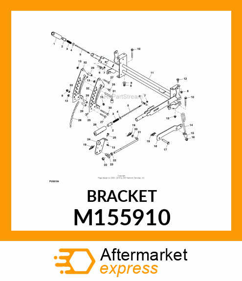 BRACKET M155910