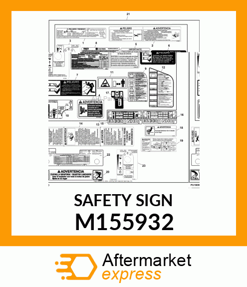 SAFETY SIGN M155932