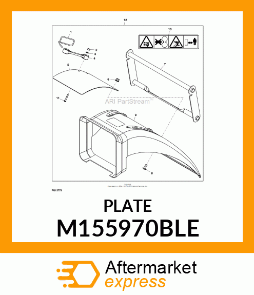 PLATE M155970BLE