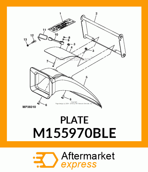 PLATE M155970BLE