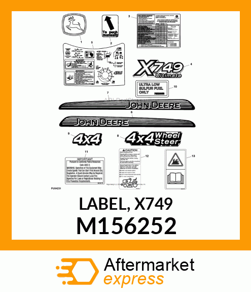 LABEL, X749 M156252