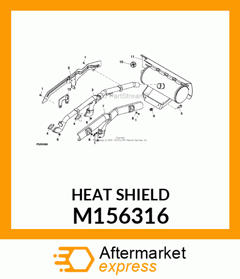 SHIELD, HEADER, XUV M156316