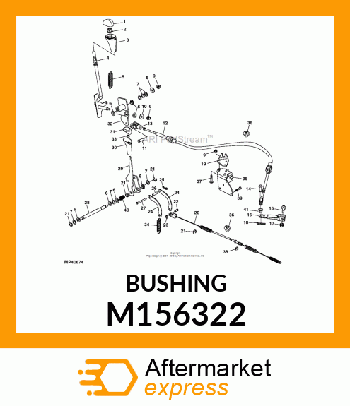 BUSHING, FLANGED M156322