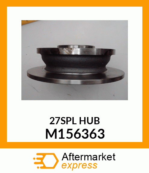 Hub - HUB, WHEEL W/BRAKE ROTOR, FRONT M156363