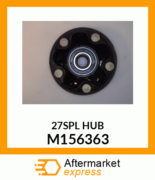 Hub - HUB, WHEEL W/BRAKE ROTOR, FRONT M156363