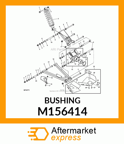 BUSHING, PIVOT M156414