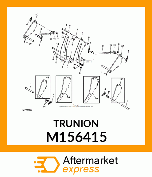 TRUNNION M156415