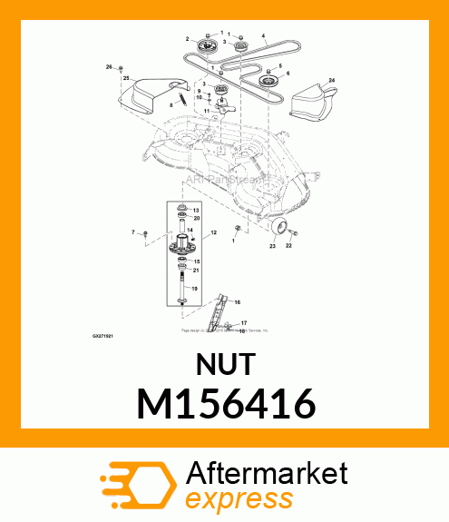 LOCK NUT M156416